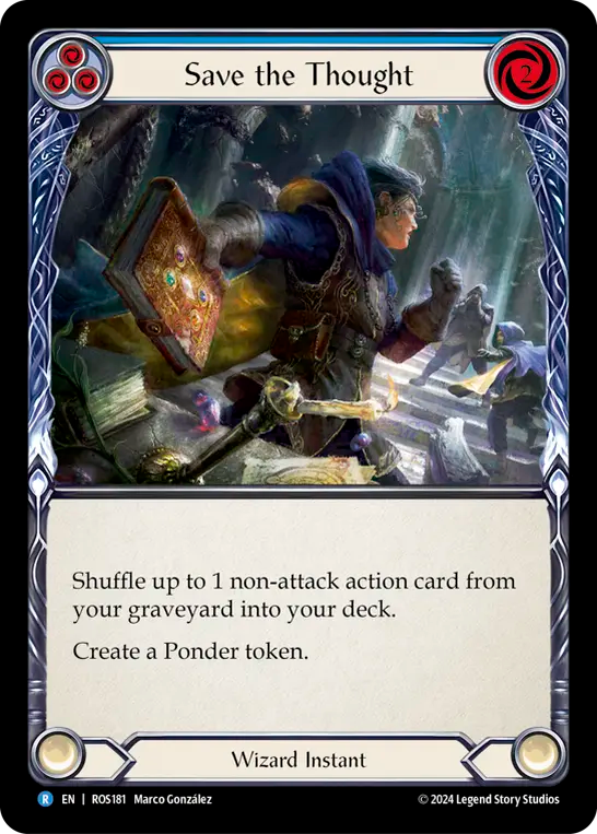 Save the Thought (Blue) - Non-Foil