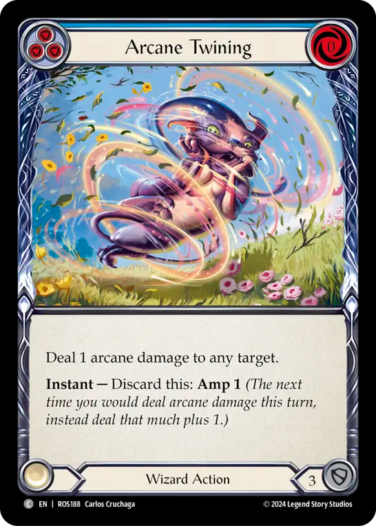 Arcane Twining (Blue) - Foil