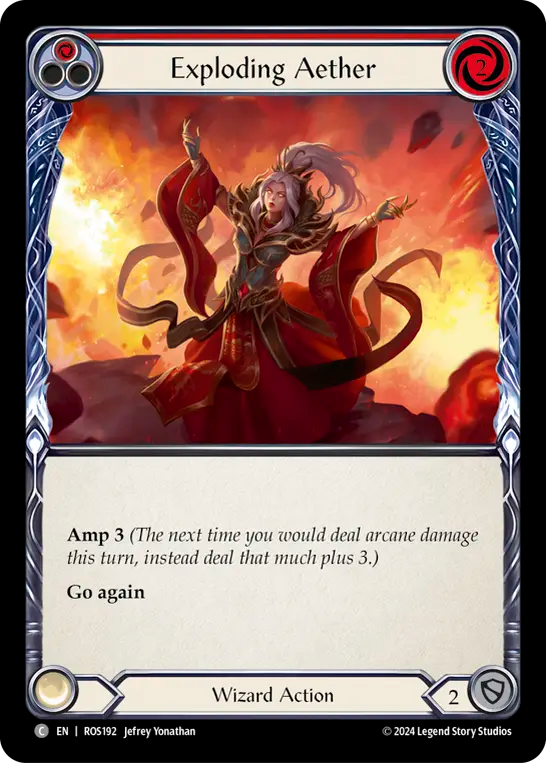 Exploding Aether (Red) - Non-Foil