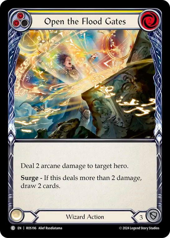 Open the Flood Gates (Yellow) - Foil