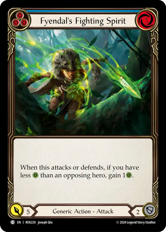 Fyendal's Fighting Spirit (Blue) - Non-Foil