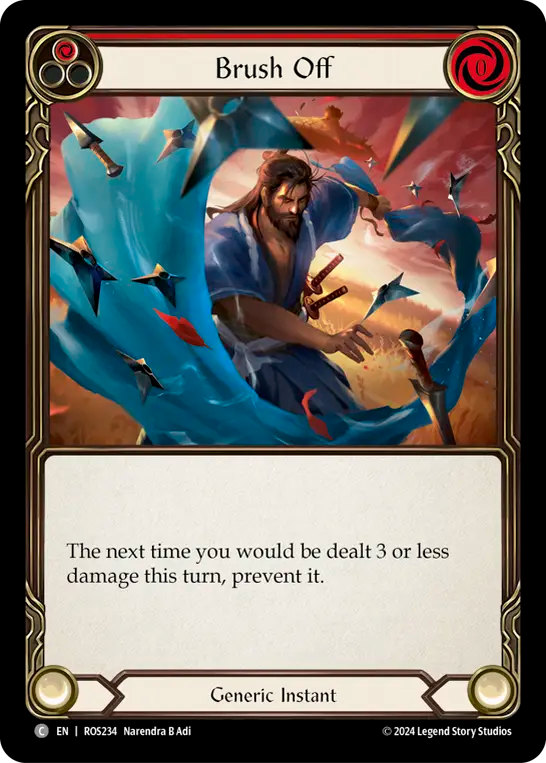 Brush Off (Red) - Non-Foil