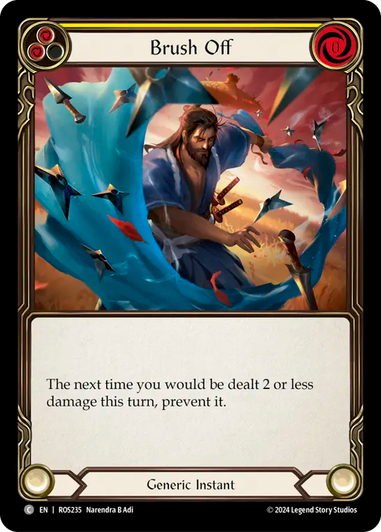 Brush Off (Yellow) - Non-Foil