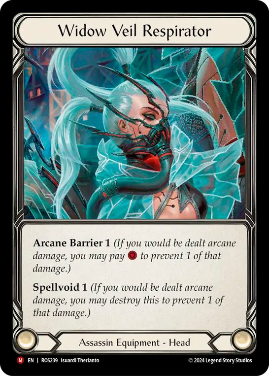 Widow Veil Respirator - Non-Foil