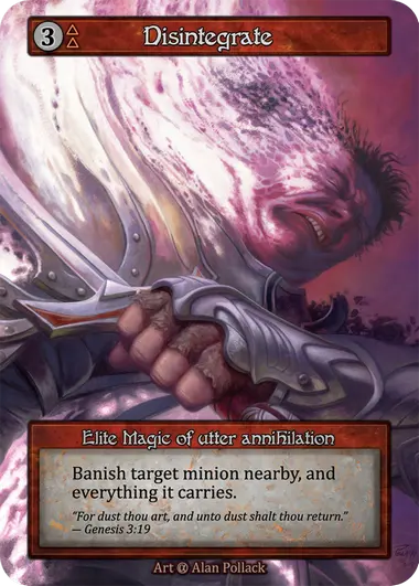 Disintegrate (Third Wave Beta) - Foil