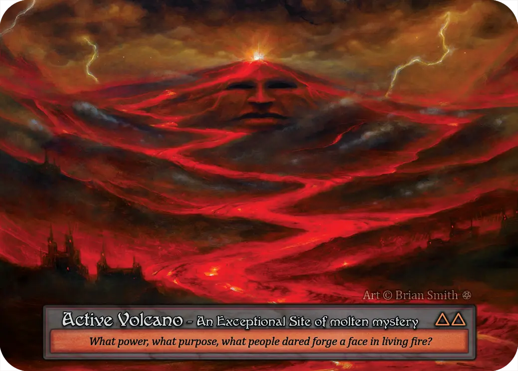 Active Volcano - Gothic Non-Foil