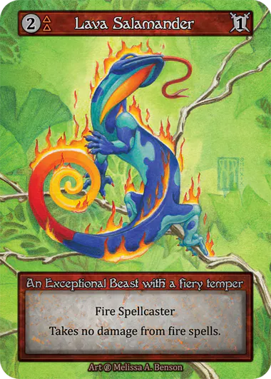Lava Salamander (Third Wave Beta) - Foil