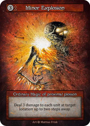 Minor Explosion - Beta / Foil