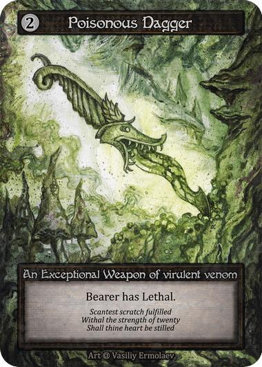 Poisonous Dagger - Beta / Non-Foil