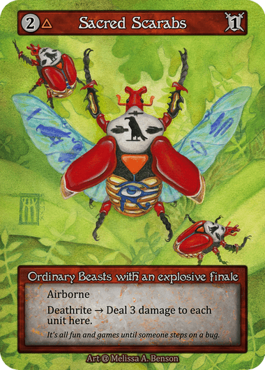 Sacred Scarabs - Alpha / Non-Foil