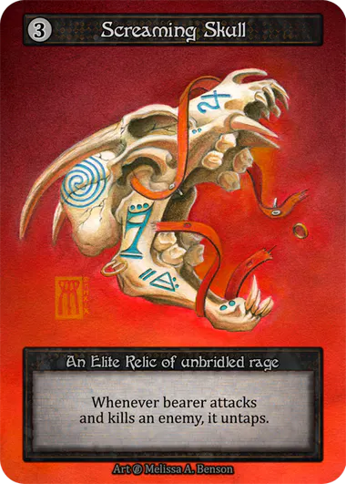 Screaming Skull (Third Wave Beta) - Foil