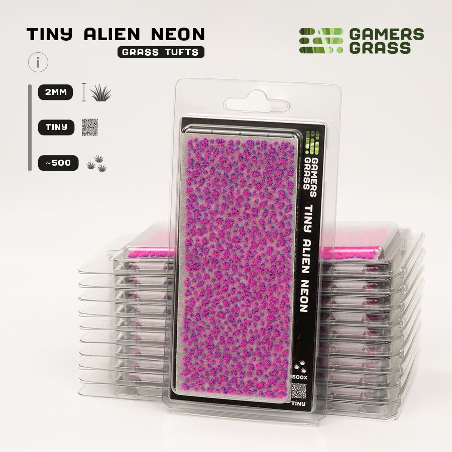 Gamers Grass: Grass Tufts Tiny Tufts - Alien Neon