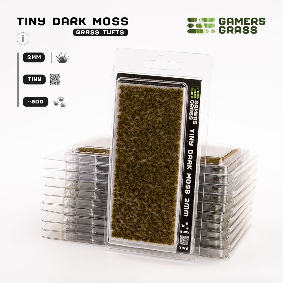 Gamers Grass: Grass Tufts Tiny Tufts - Dark Moss