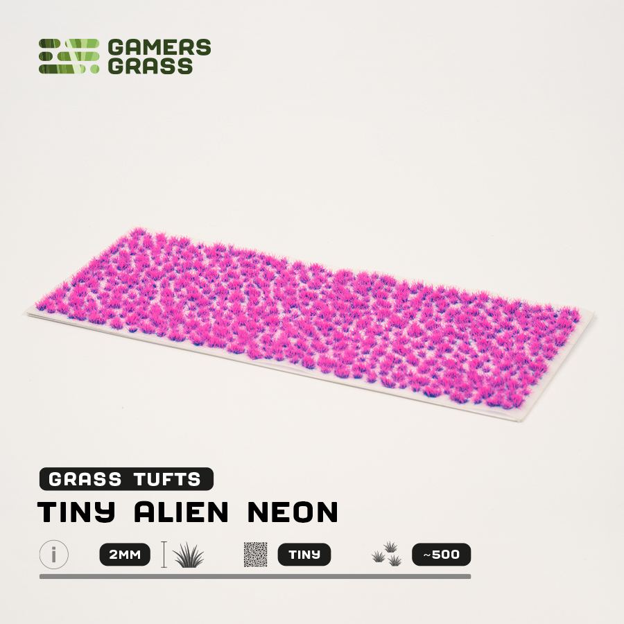 Gamers Grass: Grass Tufts Tiny Tufts - Alien Neon