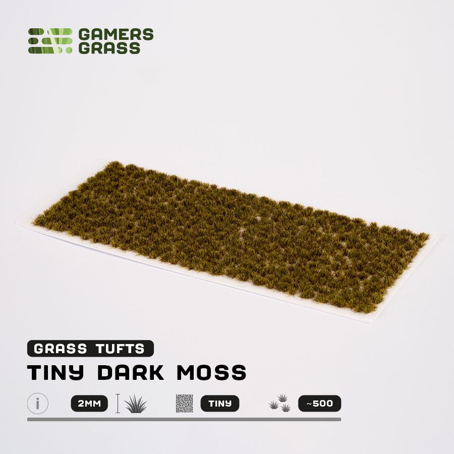 Gamers Grass: Grass Tufts Tiny Tufts - Dark Moss