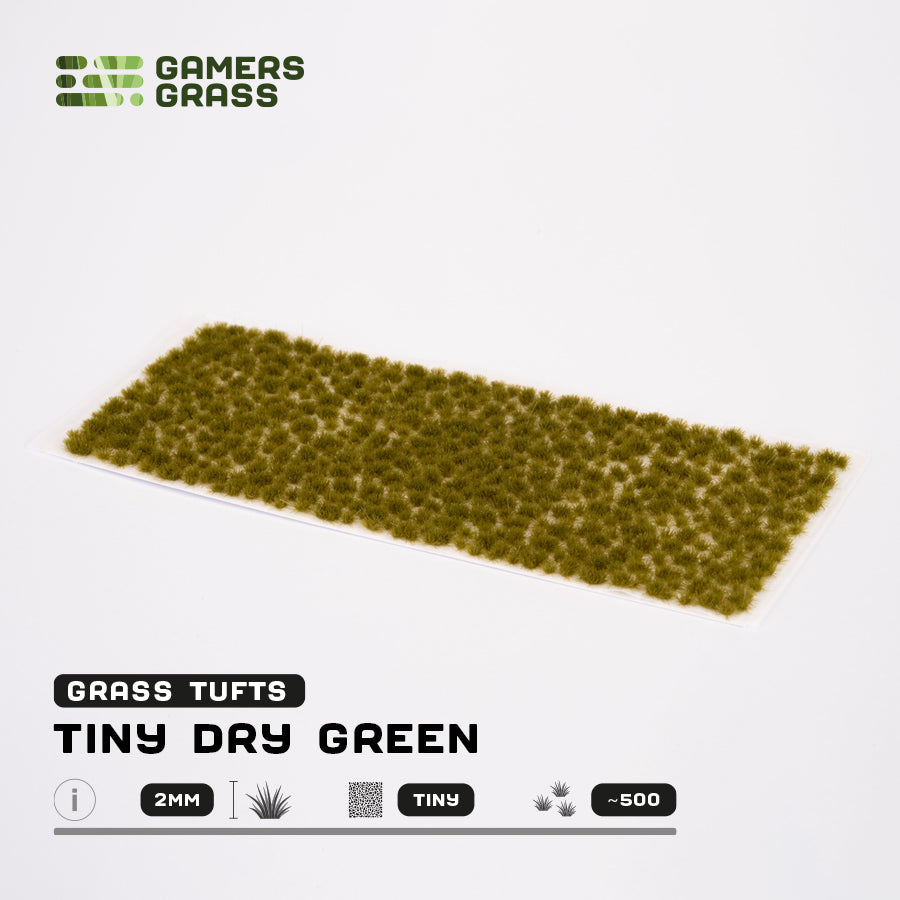 Gamers Grass: Grass Tufts Tiny Tufts - Dry Green