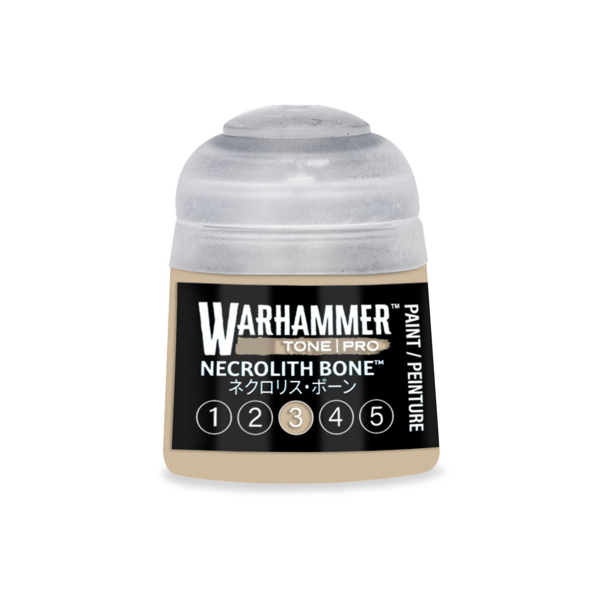 Warhammer Tone Pro 12ml: Necrolith Bone 3