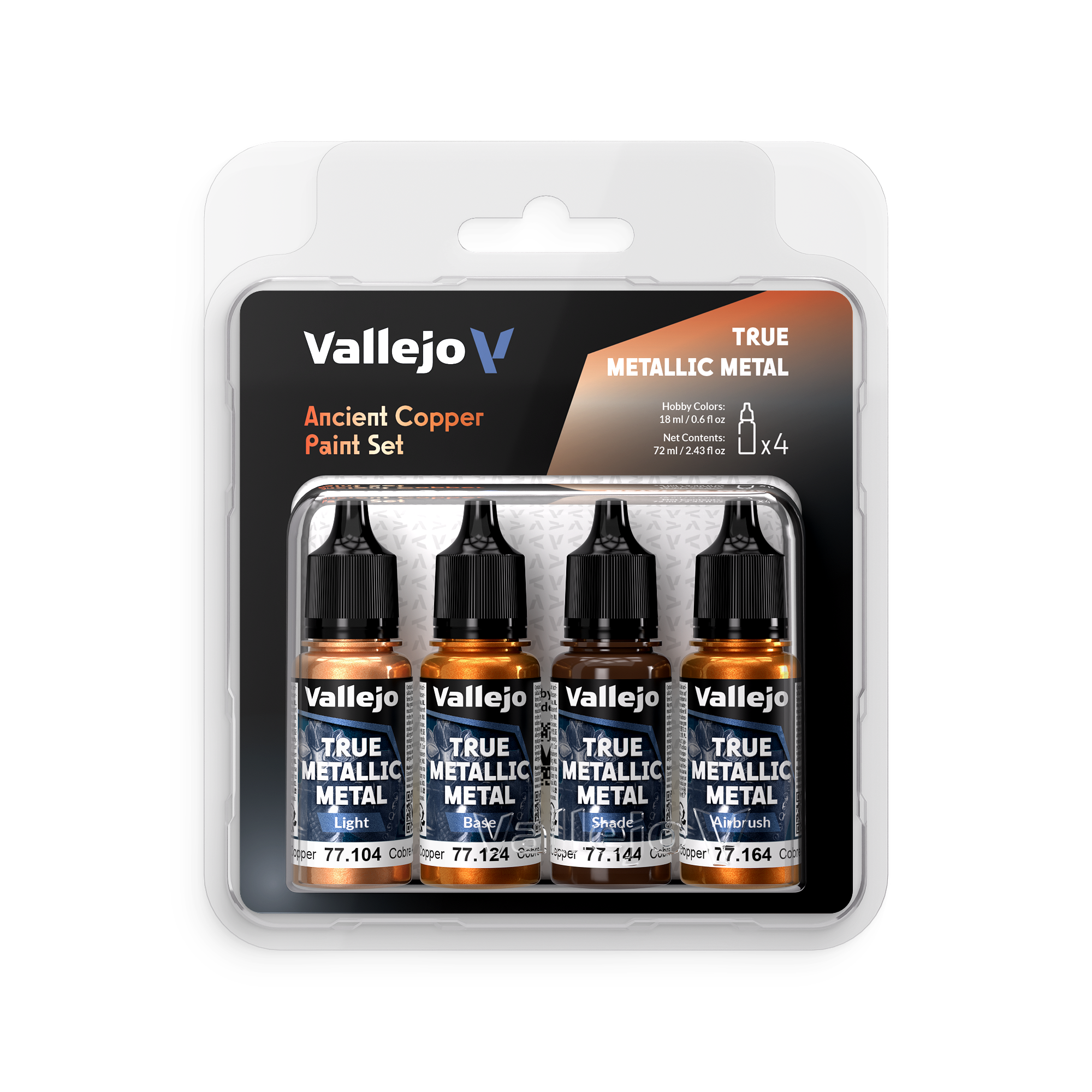 Vallejo: True Metallic Metal - Ancient Copper Paint Set
