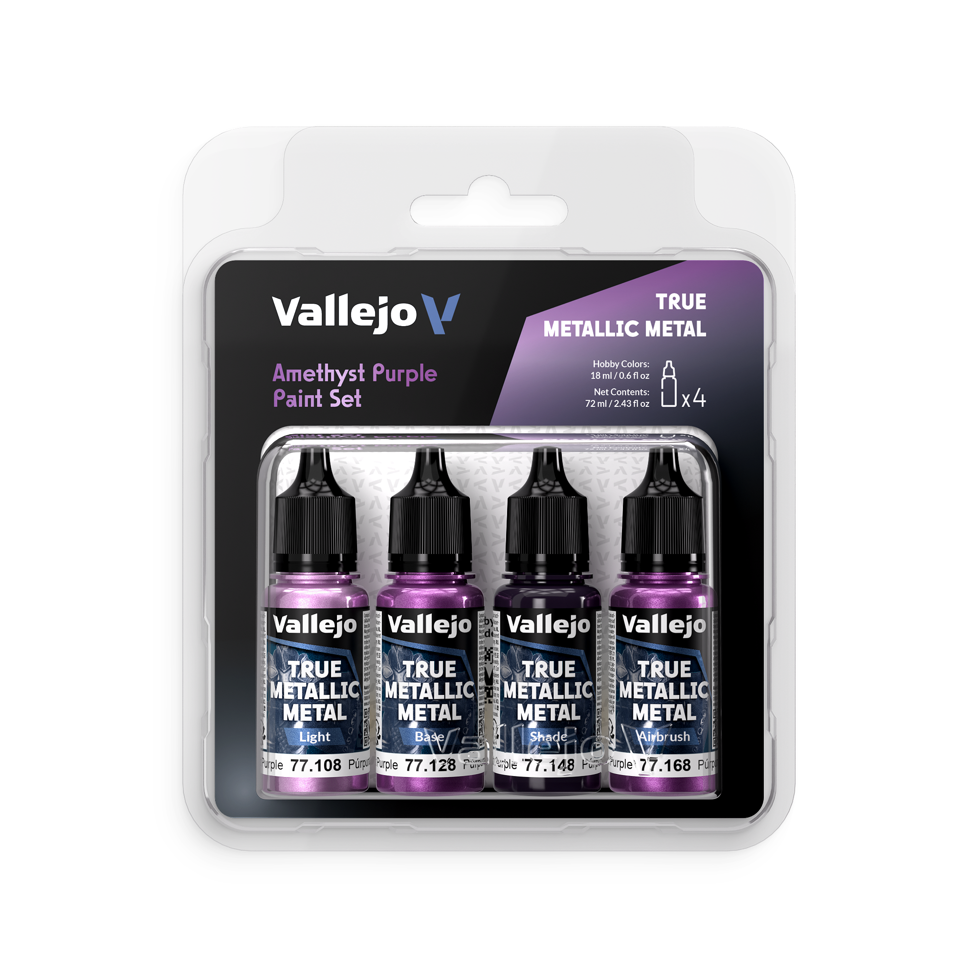 Vallejo: True Metallic Metal - Amethyst Purple Paint Set