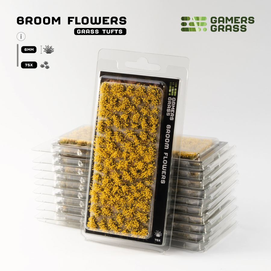 Gamers Grass: Grass Tufts Flowers & Shrubs - Broom Flowers