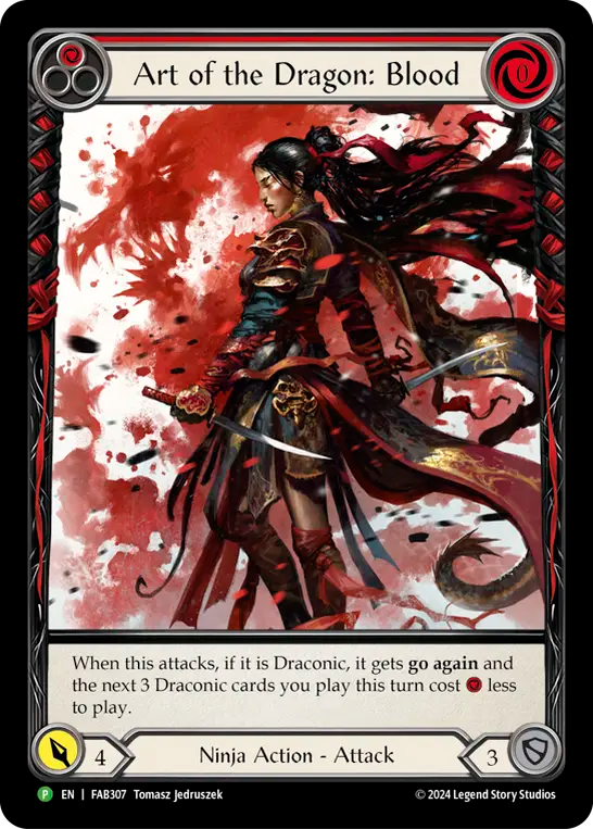 Art of the Dragon: Blood - Non-Foil