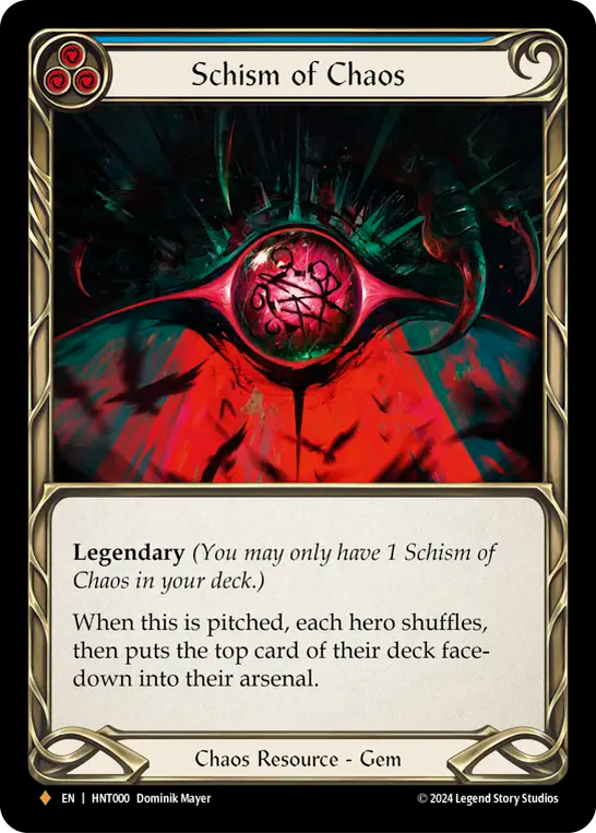 Schism of Chaos - Foil