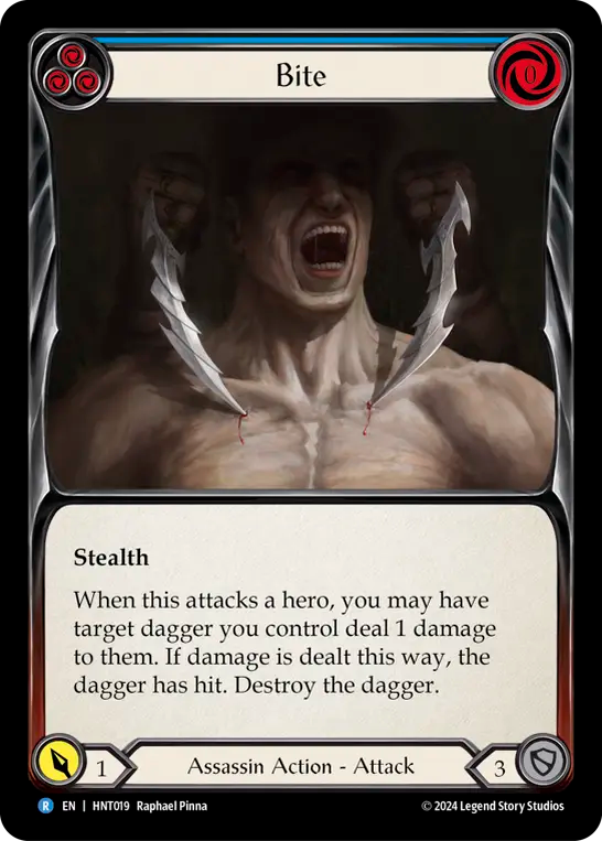 Bite (Blue) - Foil