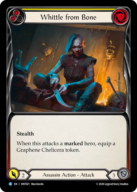 Whittle from Bone (Yellow) - Non-Foil