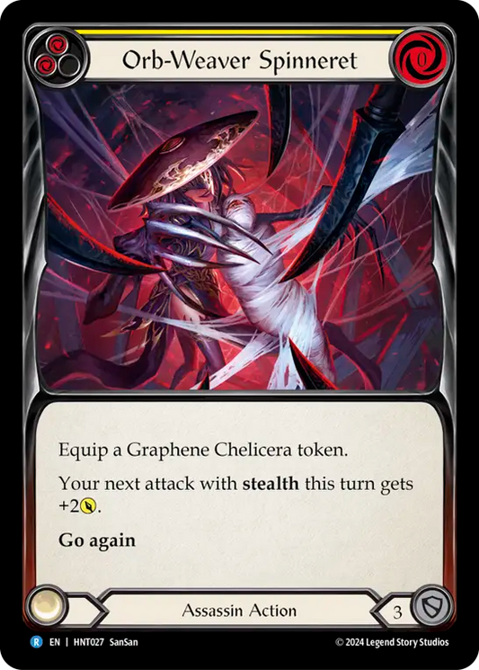 Orb-Weaver Spinneret (Yellow) - Foil