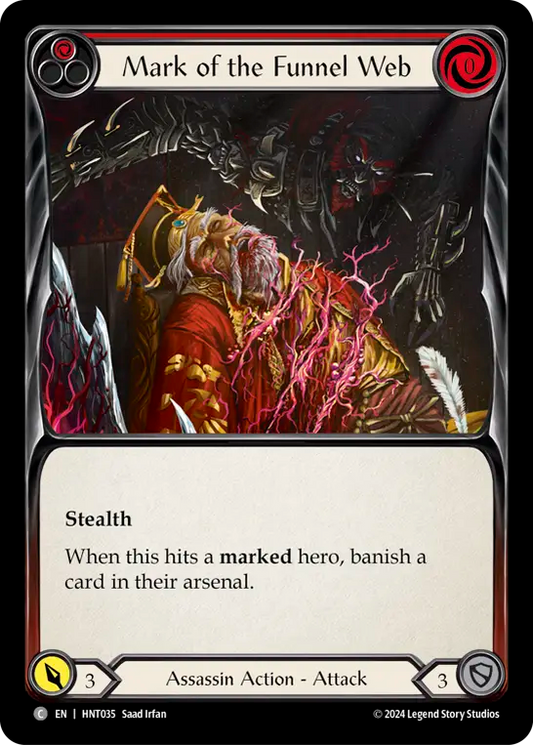 Mark of the Funnel Web (Red) - Foil