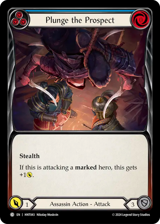 Plunge the Prospect (Blue) - Foil