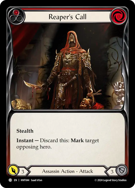 Reaper's Call (Red) - Non-Foil