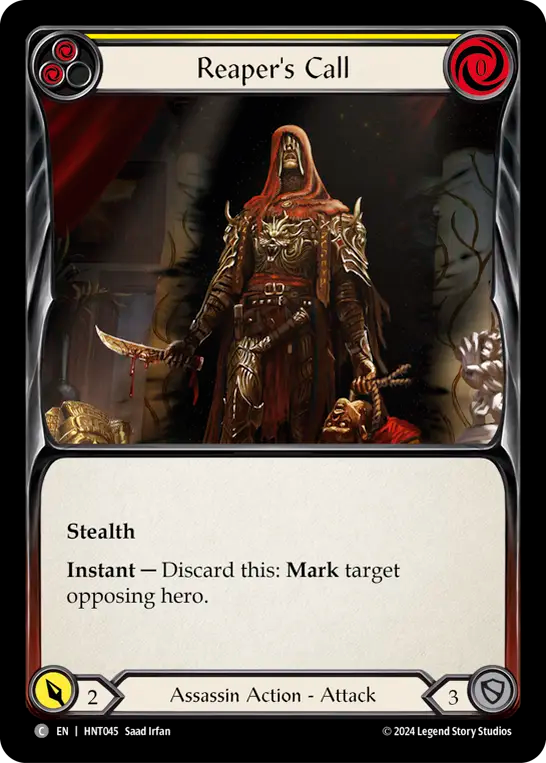 Reaper's Call (Yellow) - Foil