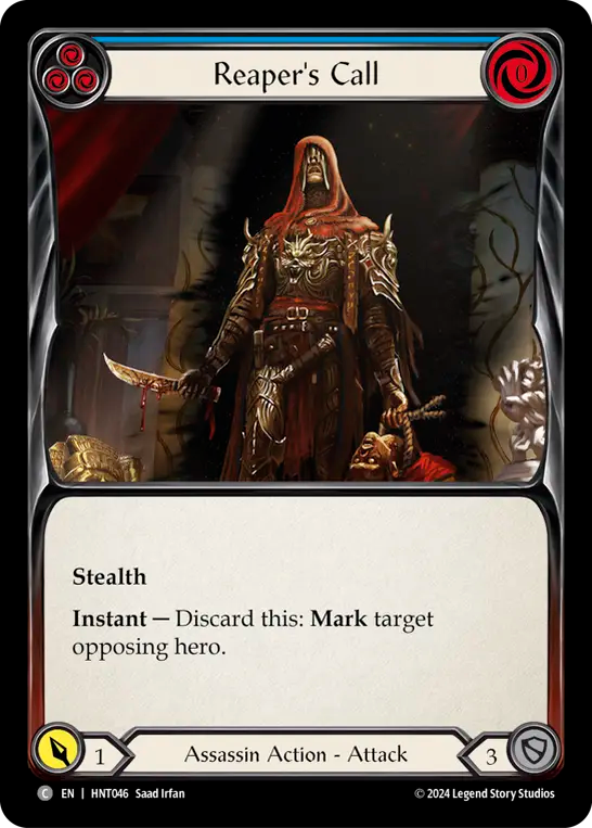 Reaper's Call (Blue) - Non-Foil