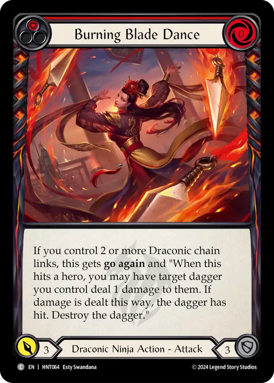 Burning Blade Dance - Non-Foil