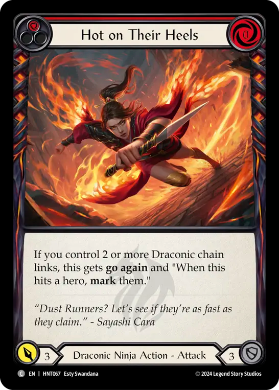 Hot on Their Heels - Foil