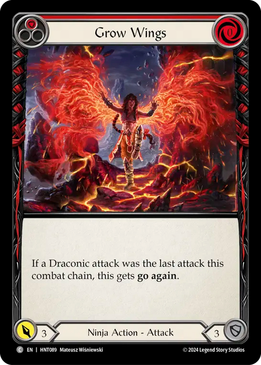 Grow Wings (Red) - Foil