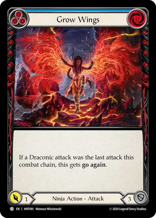 Grow Wings (Blue) - Foil