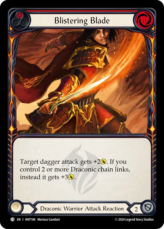 Blistering Blade - Non-Foil