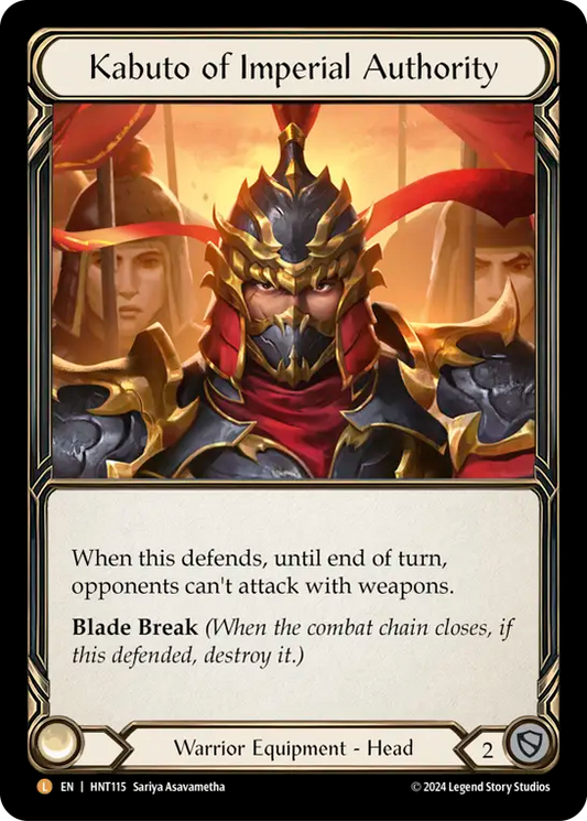 Kabuto of Imperial Authority - Foil