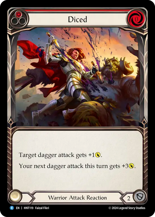 Diced (Red) - Foil
