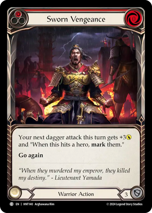 Sworn Vengeance (Red) - Foil