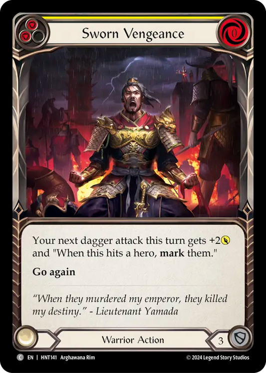 Sworn Vengeance (Yellow) - Foil