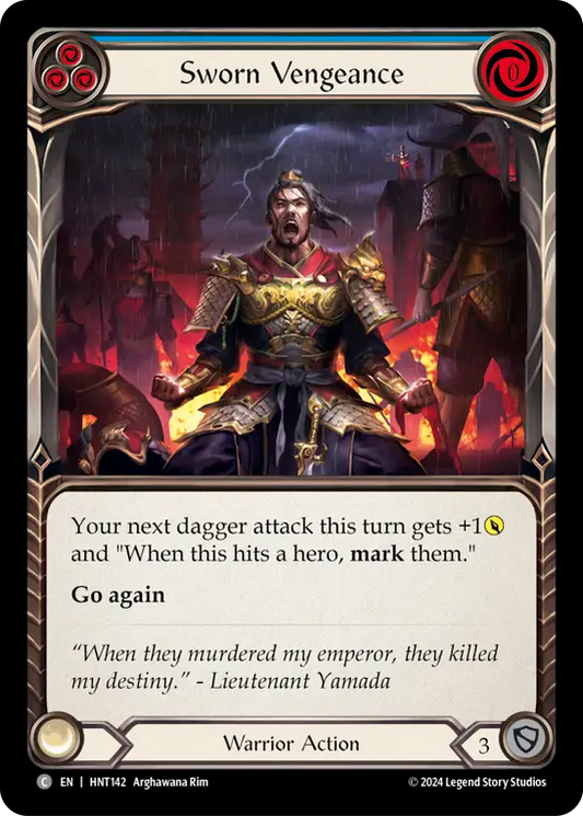 Sworn Vengeance (Blue) - Foil