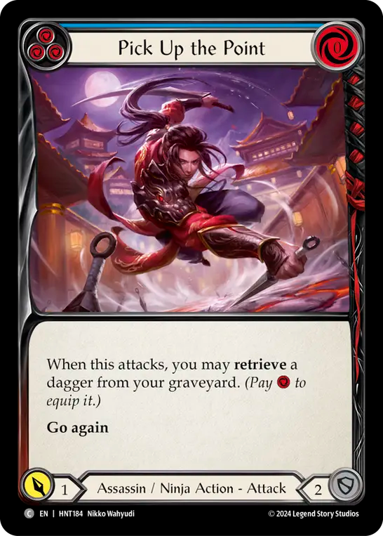 Pick Up the Point (Blue) - Non-Foil