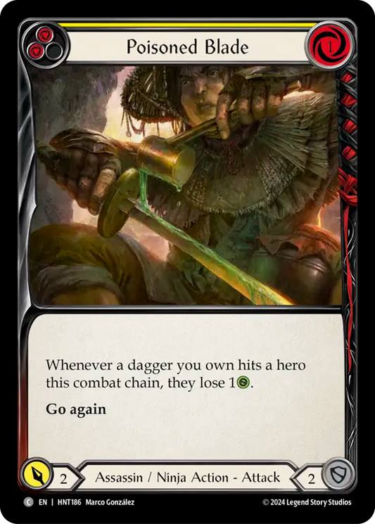Poisoned Blade (Yellow) - Foil