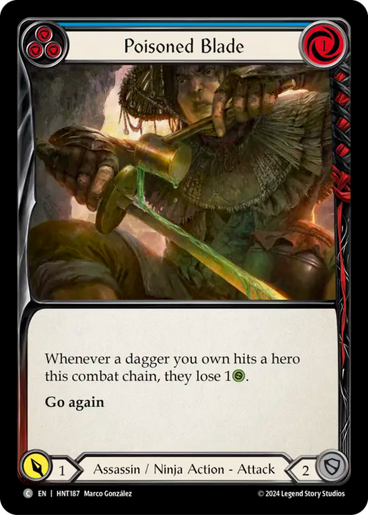 Poisoned Blade (Blue) - Foil