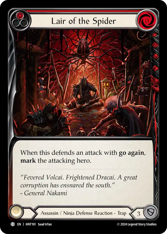 Lair of the Spider - Foil