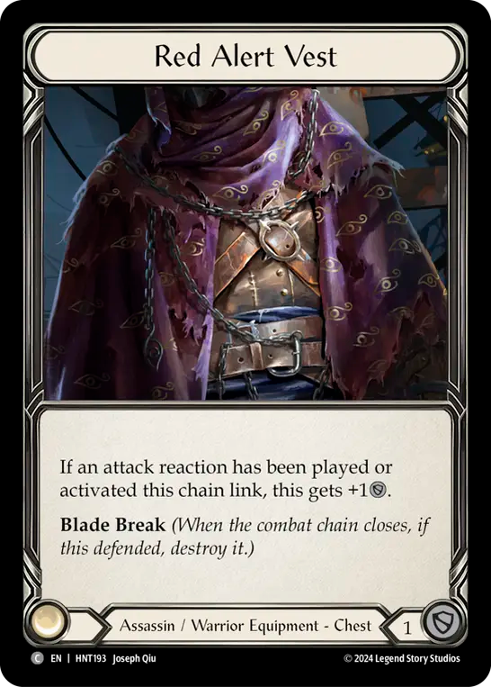 Red Alert Vest - Non-Foil