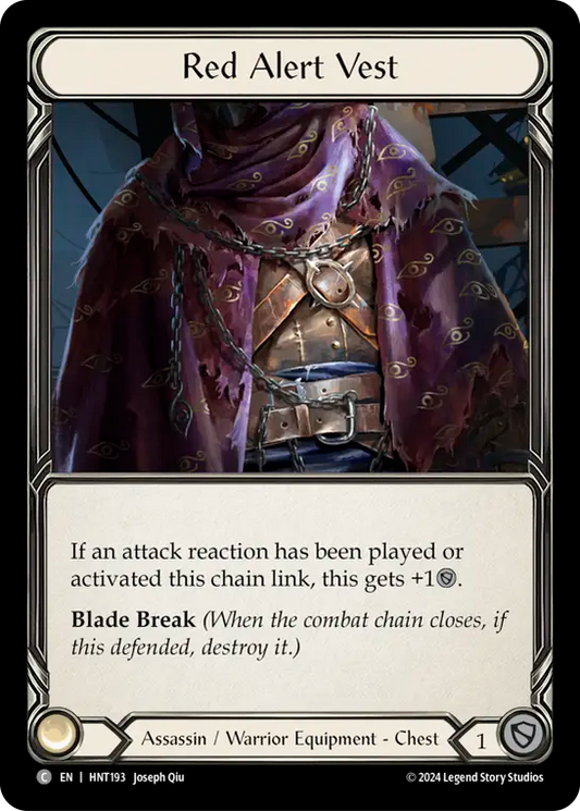 Red Alert Vest - Cold-Foil